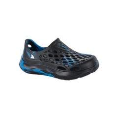 Rugged Shark Toddler & Big Kids Slip on Water Sneakers – Black & Blue – Size 5