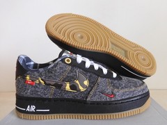 Nike Air Force 1 LV8 (GS) Denim Remix Black-Multi-White Sz 3.5Y [DB1976-001]