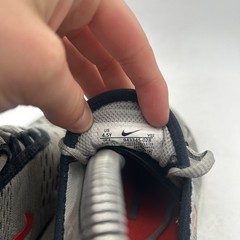 Nike Air Max 270 Gray Black Red Mesh Sneakers Youth 4.5Y M 943345-028