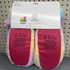 Peeps Slippers and Headband Set, Rainbow Size 13/1