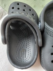 Crocs Iconic Crocs Comfort Black Unisex Baby Classic Clog Shoes US Size C4