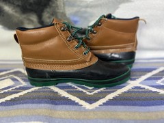 Women’s Land Rover Thermolight Thin Insulation Leather & Rubber Duck Boot Size 9
