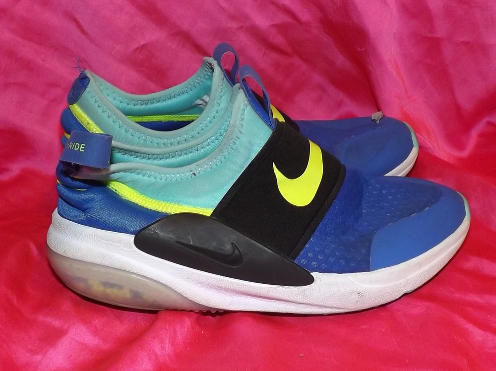 💥 Nike Joyride Nova Slip-On Sneakers Kids Youth 2.5 Y Black Turquoise Purple