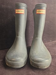 HUNTER Boots Rubber Kids Classic Rain Mud Boys 10