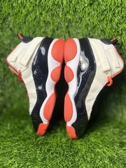Air Jordan 6 Rings Team Orange White Black Sz 5.5y DV1345-108 Brand New No Box