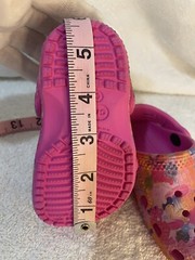 Infant CROCS Classic Hyper Real Pink Multi Color Size C 7