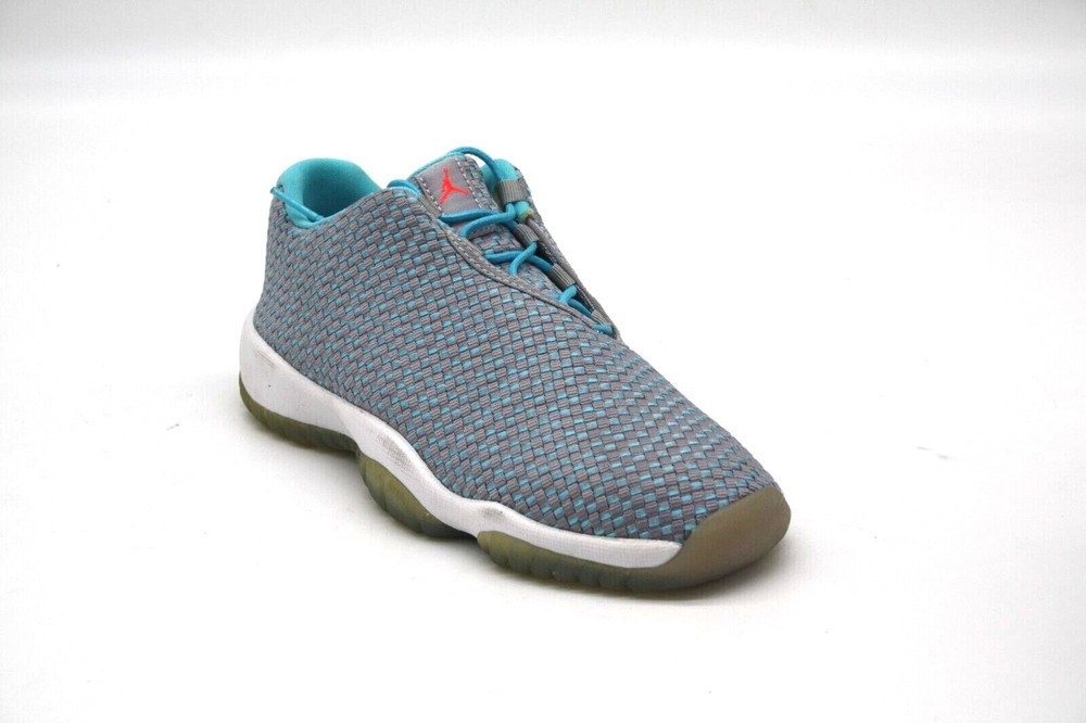 AIR JORDAN FUTURE LOW GG 724814-014 WOLF GREY/HOT LAVA TD PL BLUE WHITE SIZE 4