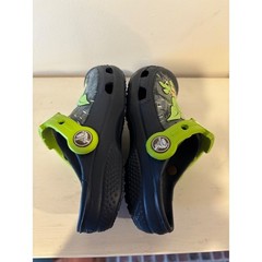 Crocs Star Wars Yoda Clogs Kids Size 10 11 Navy Green Excellent Shoes NWOT