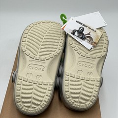 Crocs Classic Grogu 209494-2Y2 Clogs Kids 5 M Bone Slip On Comfort Shoes Eby4093