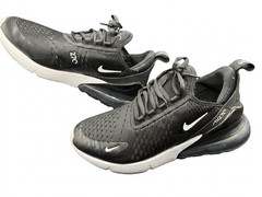 Nike Air Max 270 Black/White Unisex Kids Sneaker 6.5Y