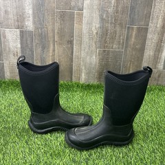 Muck Boot kids unisex solid black Hale Waterproof rain boots 3