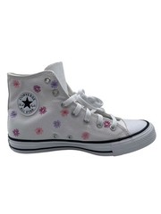 Converse Chuck Taylor All Star All Over Florals Kids SZ 6 White/Light Jellyfish