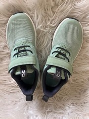 On Cloud Play, Sage White, K13, comfortable sneaker designed for kids, New🔥🔥🔥