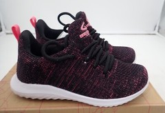 Dream Seek Big Kids New Black & Fuchsia Sneaker size 10 big kids