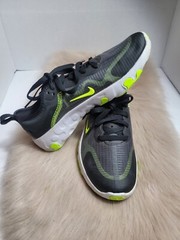 Nike Renew Lucent Size 5Y / W 7Running Shoes Black Volt CD6906-004 React