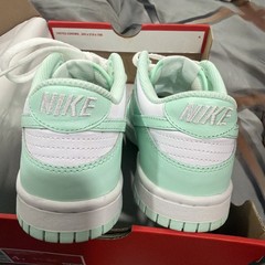 Nike Dunk Low GS White Mint Foam Leather Sneakers4YUnisex Kids FZ3534-100
