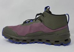 On Cloudhero Mid Waterproof Size Youth 5 Shoe Cherry/Olive NWB