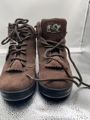 Kids Roper Horse Shoes Size 3. Lights Up. Rodeo Cowboy Riding Steer Bull.