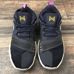 Nike PG 1 GS „Ferocity“ Size 7Y Navy Blue Purple White Basketball Shoes