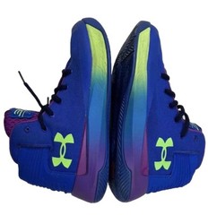 Under Armour 7Y Wardell SC Stephen Curry Sneakers Blue And Green Shoes