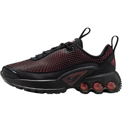 Nike Air Max Dn Abrasion Resistant Low top Running Shoes Black/Red FN4453-006