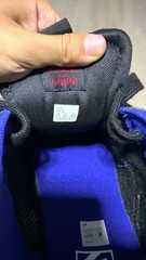 VANS Skateboarding Low Top Sneakers Black/Blue Lace-Up US 11 Rubber Sole