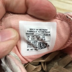 Converse Shoes Junior 3 Chuck Taylor All Star Madison Sneakers Pink Low 662333F