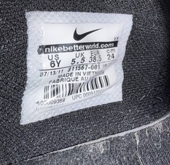 Nike Air Max Goadome ACG Triple BLK Leather Hiking Boots 6Y 311567-001 Rainproof