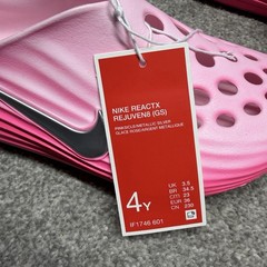 Nike ReactX Rejuven8 Pinksicle Pink Shoes Kids 4Y Grade School GS IF1746-601