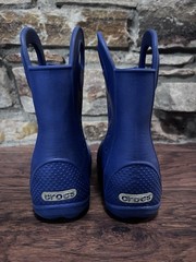 CROCS HANDLE IT BLUE WATERPROOF RAINBOOTS No. 12803 CHILD’S SIZE C8