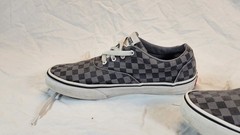 VANS Classic Checkered Low Tops Shoes Youth Size 5.5 EU 37 Gray & Dark Gray