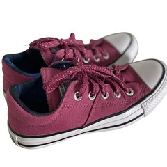 Converse All Star Low Top Womens Sneakers Plum Purple Galaxy Space Shoes Size 5