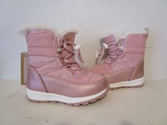 EasyStar Cold Weather Easy on off Water Resistance Snow Boot Pink Size 5