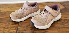 Asics Contend 9 Pre-School Running Shoes, Size K10, Watershed Rose/Dusty Mauve!