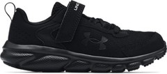 Under Armour Boys‘ Pre-School UA Assert 9 Alternate Closure Running Shoes Black/