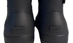 BOGS York Seamless Kids Boots Rain Snow Black Size 4 NEW W/tags Retail $90