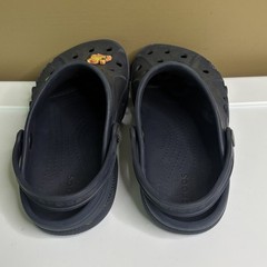 Crocs Classic Slip On Clogs Unisex Kids Navy Blue With Charms Size J3