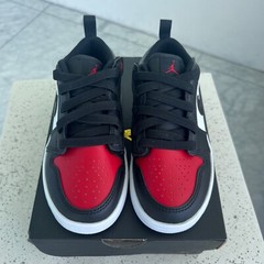 Nike Jordan 1 Low Alt White/Black-Varsity Red-White DR9748 161 Preschool size 12