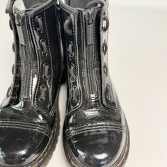 Dr. Martens Sinclair Bex Patent Leather Boots Black Youth US Size 2