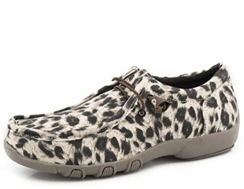 Little Kids‘ Roper Tan ‚CHILLIN‘ LEOPARD SLIP-ON SHOES Size 9 10 11 12 13 1 2 3