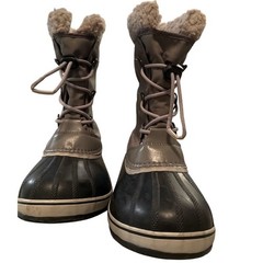 Sorel Winter Yoot Pac Nylon Waterproof Snow Boots Kids Sz 7 Women’s Sz 8.5 or 9