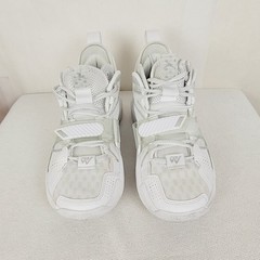 Jordan Why Not Zero.3 white and silver GS Size 7Y womens 9 sneakers