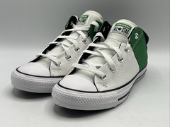 Converse ACTAS Axel Mid Kids Size 6 White Green Black Lace Up Sneakers New