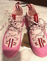 Burberry Gilrs Mini Arthur Knit Sneaker NIB – 2.5US / 34EU, PALE PINK-orig. $470