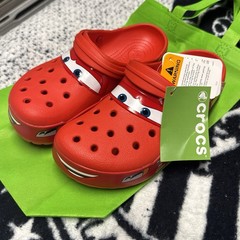 Crocs Classic Clog Lighting 🏎️ McQueen Junior 2 Brand New With Tags.
