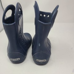 Crocs Toddler Pull On Rain Boots Navy Blue 12803 US (2776)* Size c11