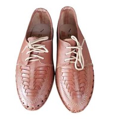 Mexican Huaraches For Kids and Youth Leather Tan Shoes Multiple Shoe Sizes