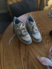 Light Blue Nike Sneakers Size 4.5 Good Condition No Box