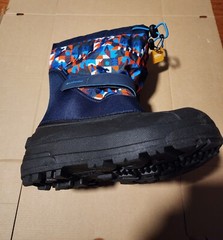 Columbia Winter Boots Size 5 Powderbug Plus II Insulated Snow Navy/Static Blue