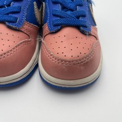 Nike Dunk Low Retro TD Salmon Toe Size 7C Hyper Royal Sanddrift Toddler